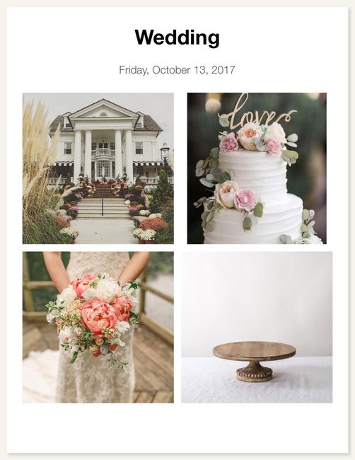 Wedding mood boards?