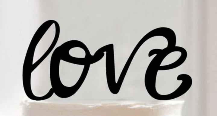 our cake topper is ready and . . .