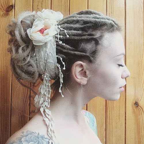 Wedding hair for dreads? - 2