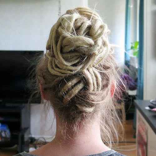 Wedding hair for dreads? - 3