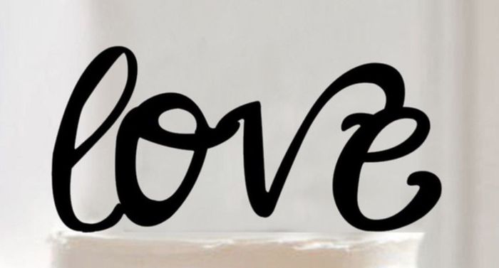 our cake topper is ready and . . .