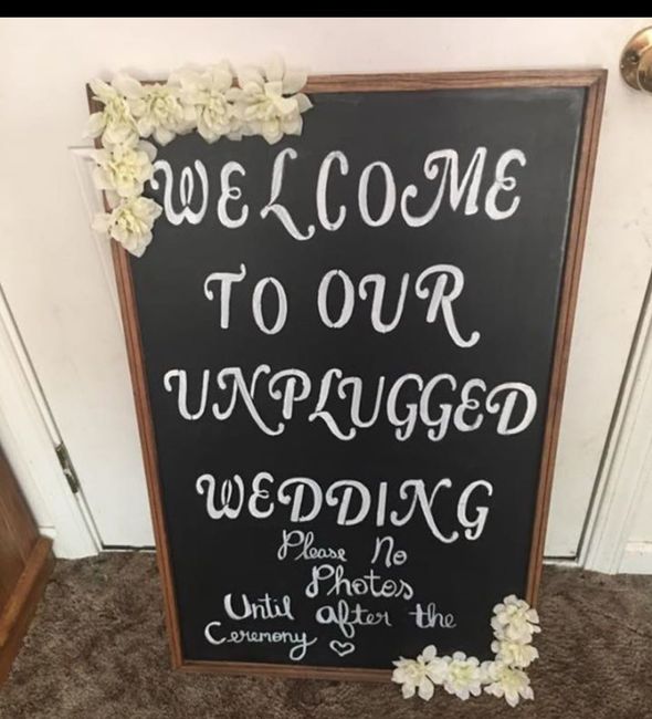 Let me see your wedding signs!