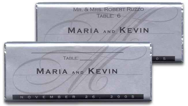 Wedding Place Card Wrappers