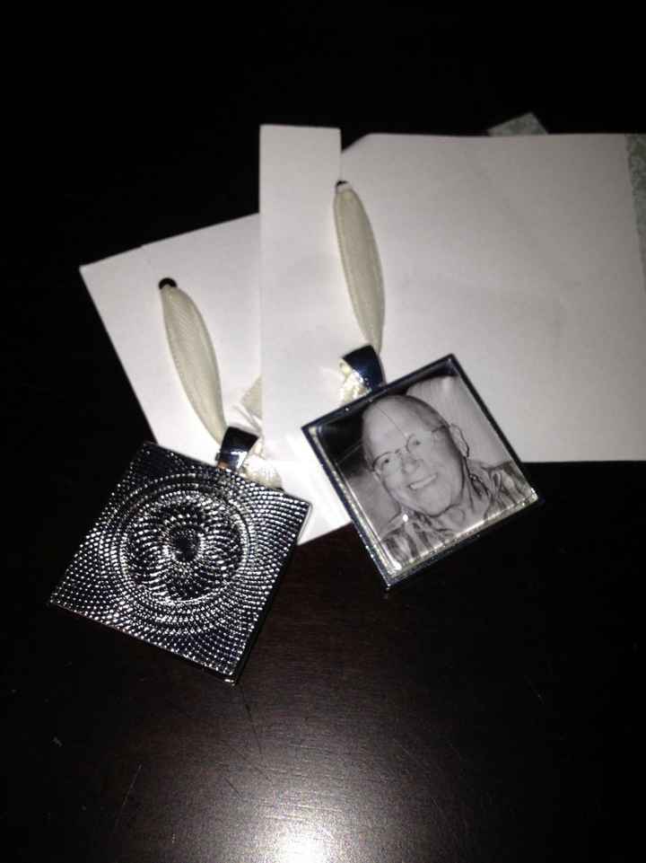 My bouquet charms arrived!