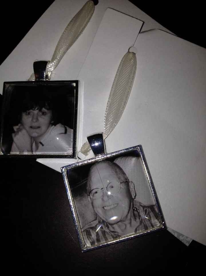 My bouquet charms arrived!