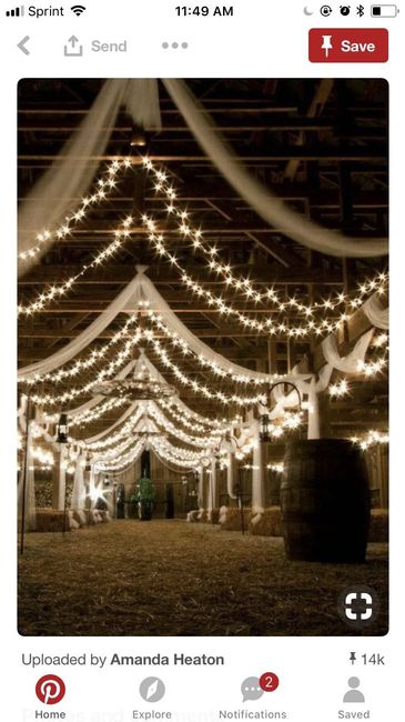 Decorating the barn for wedding 2