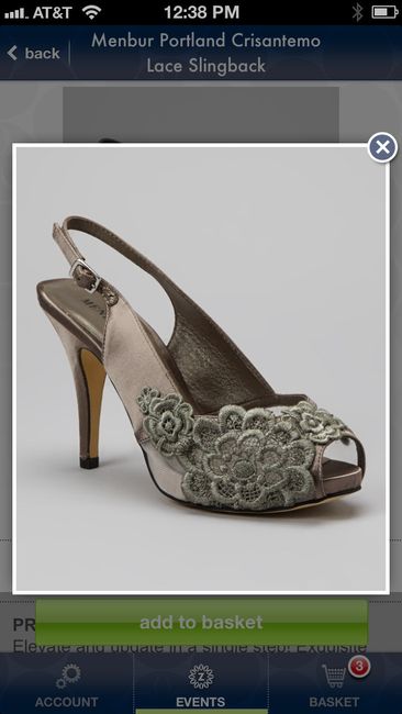 Let me see your wedding shoes