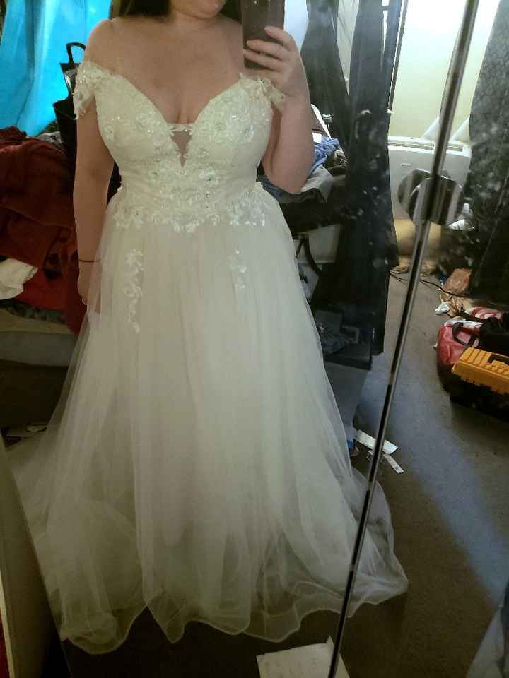 Did you end up with a completely different dress than planned? - 1