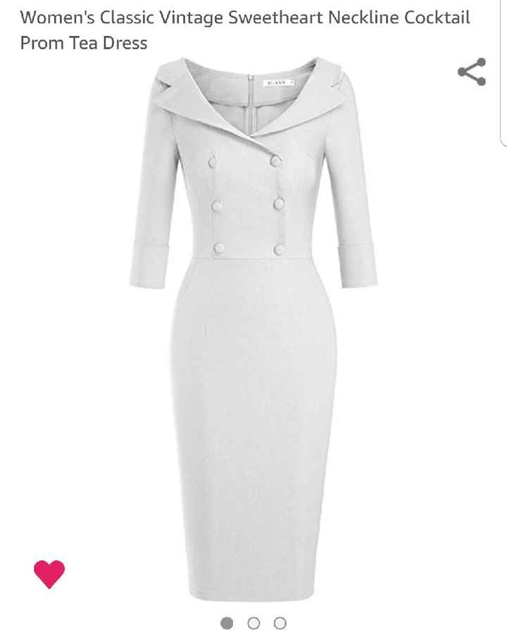 Anyone wearing an exit dress? - 1