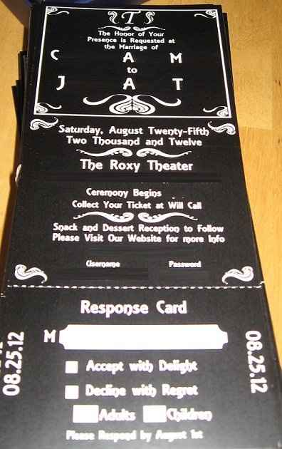 Did anyone do their own invitations?