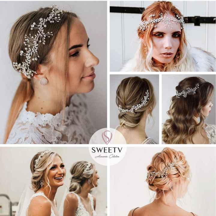 Wedding head peice - 1