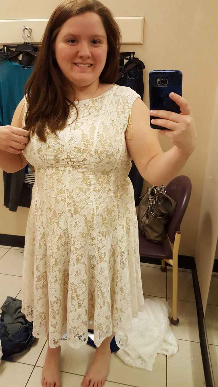 Dress and Wedding Bands