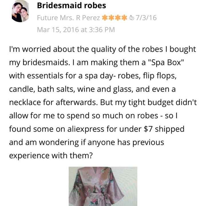 Bridesmaid Robes!