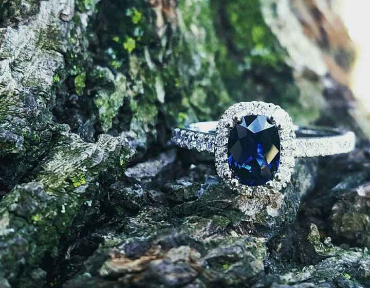 Tried to revive an old thread, but it wouldn't post...so Show me your nontraditional engagement ring