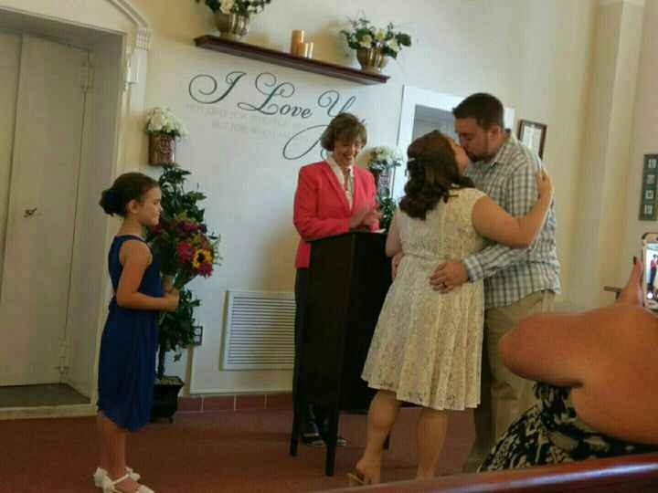 Made our bouquets tonight :)