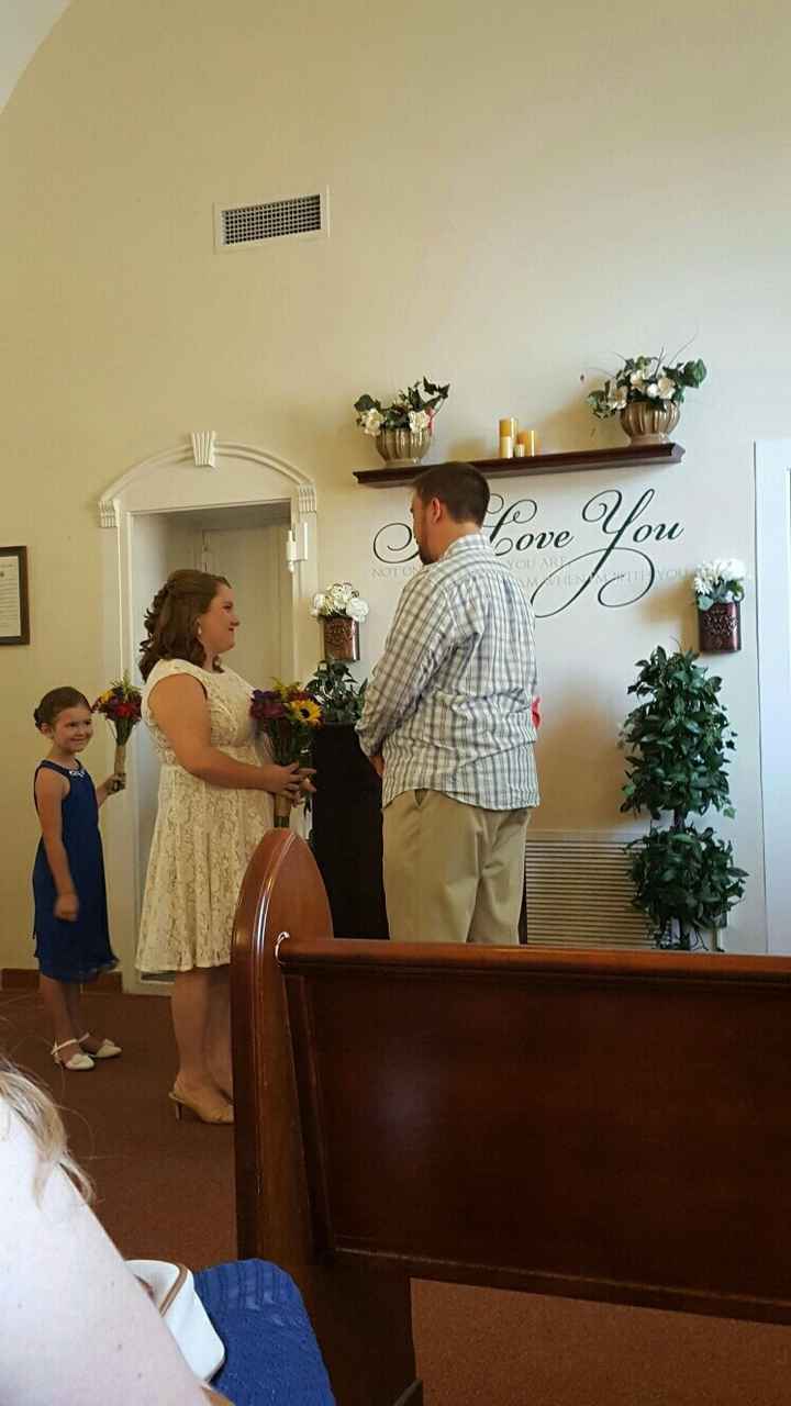 BAM - our ceremony and wedding celebration the next day!! :)