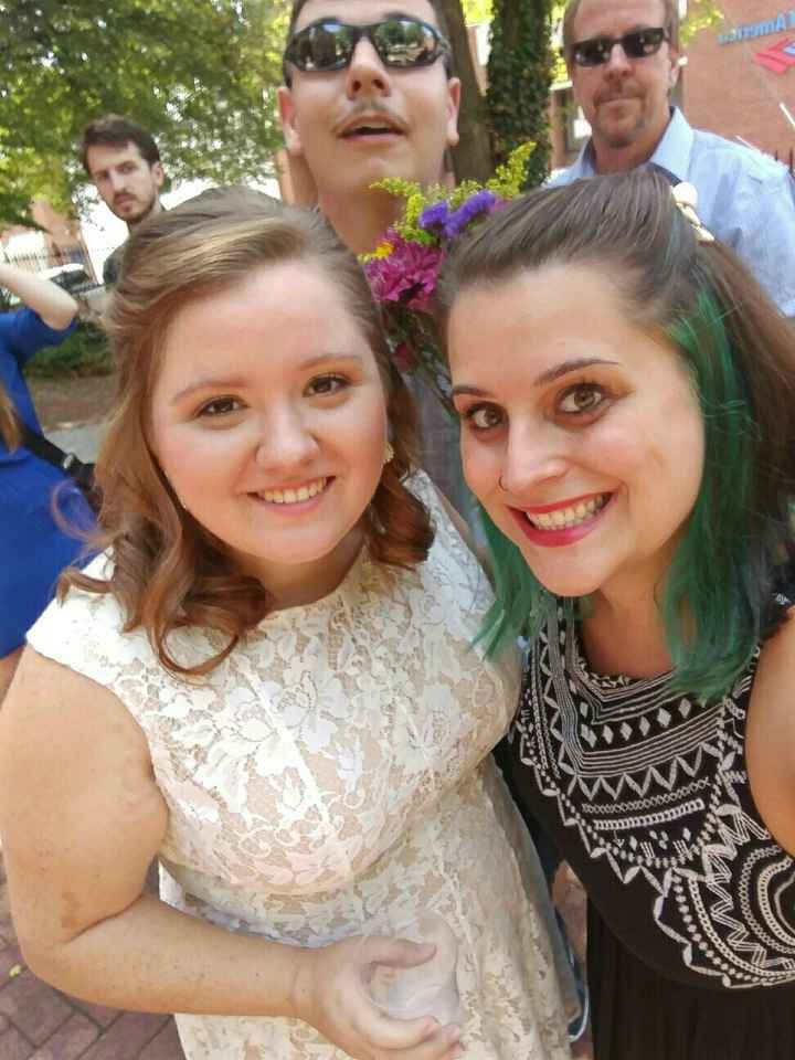 BAM - our ceremony and wedding celebration the next day!! :)