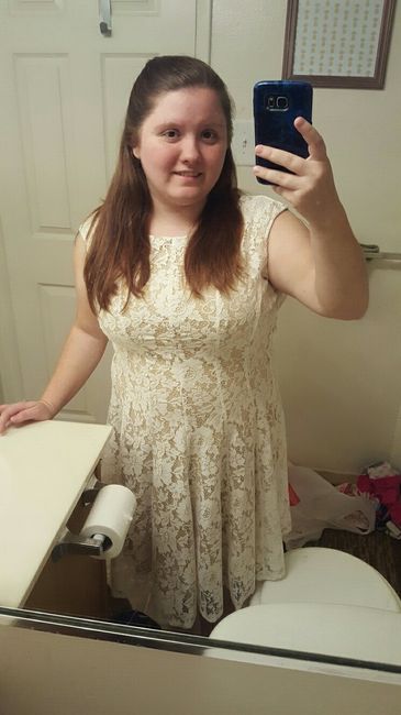 For registry/ courthouse weddings, did you weare a wedding dress or less formal?