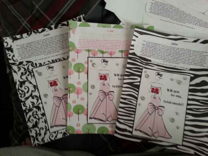 WILL YOU BE MY BRIDESMAID DIY CARDS