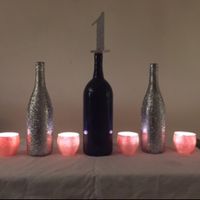 DIY red  black and white wedding