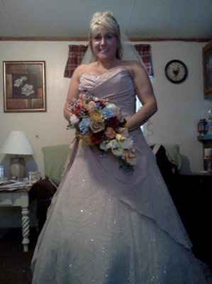 Show me your dress with you vs the model!