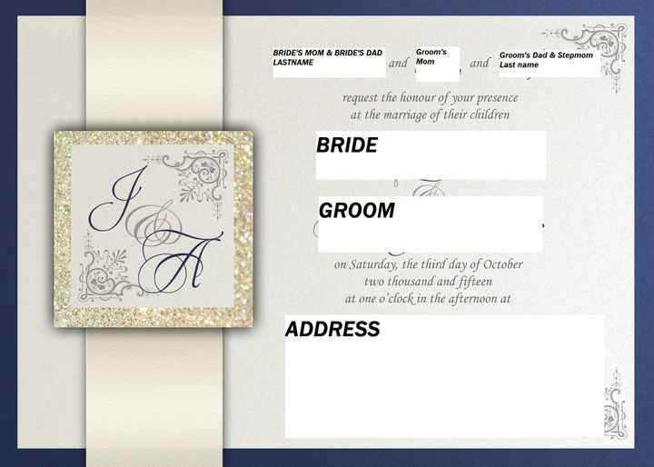 Divorced Parents Both on Invitation