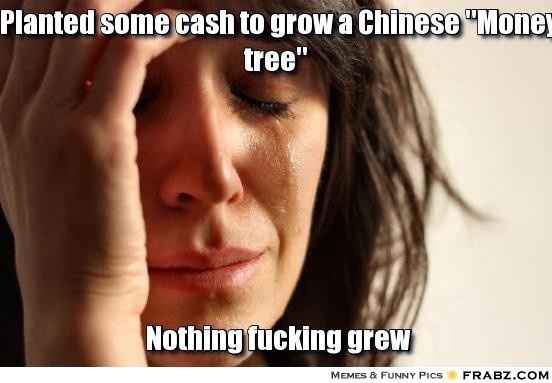 My first WW vent.  So stressed.  Need a money tree.