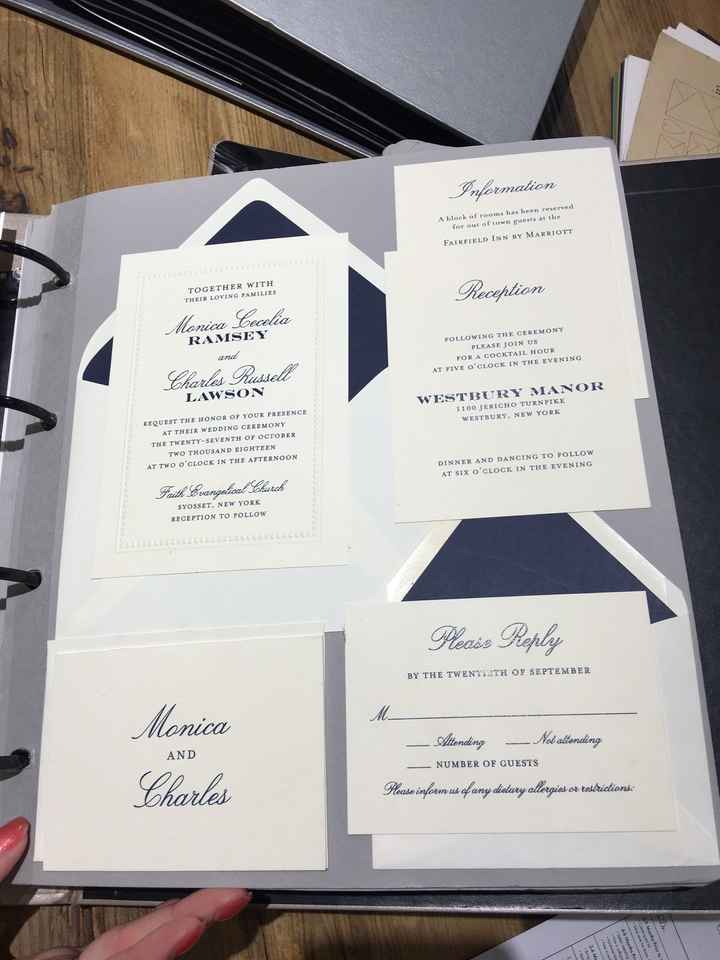 Invitations...