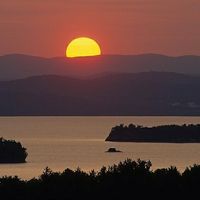 Burlington Vermont Waterfront Sunset