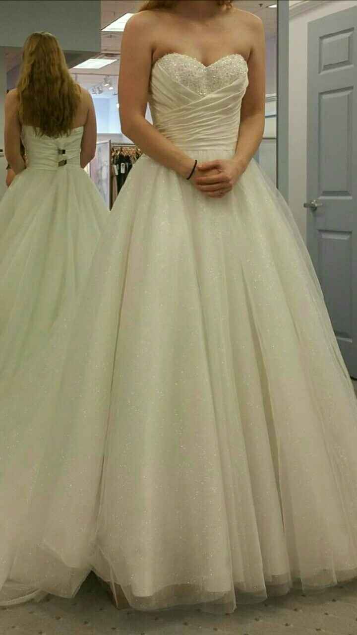 I said yes to the dress!