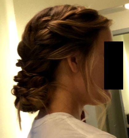How to Balance My Side-parted Updo? 1