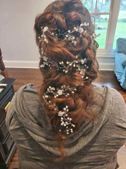 What's your wedding date & how are you wearing your hair? - 1