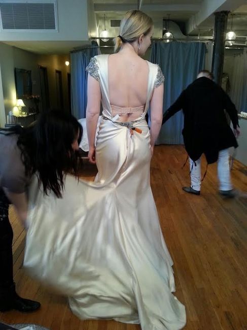 Second thoughts about wedding dress?