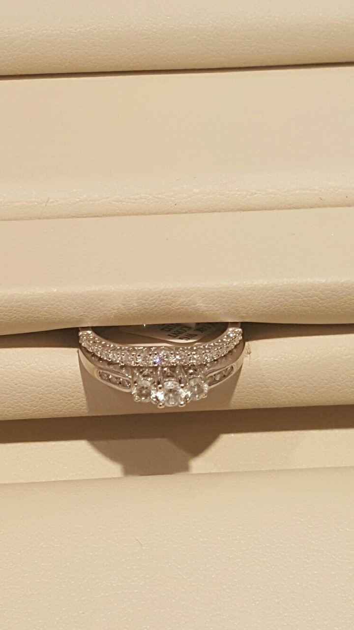 Ordered wedding bands today