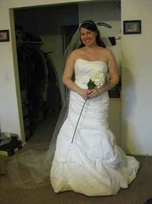 What style veil with your dress? pics if you have em please!