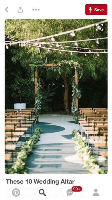 Aisle decor brainstorm