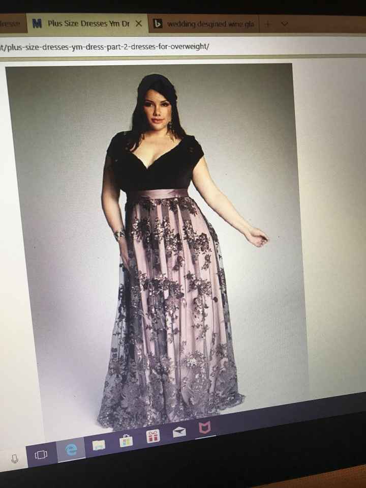 Plus size bridesmaid dresses - 1