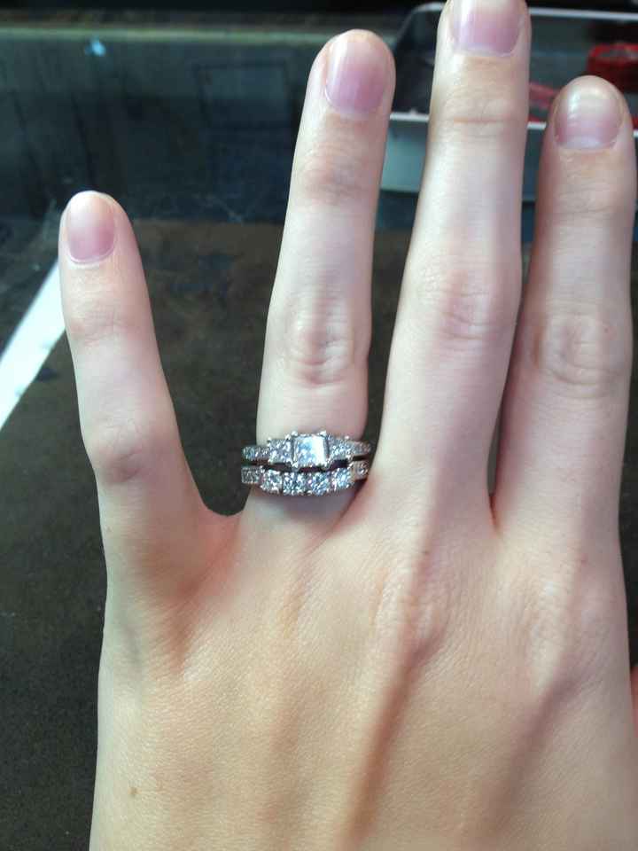 Show off your E-ring and wedding band!!!