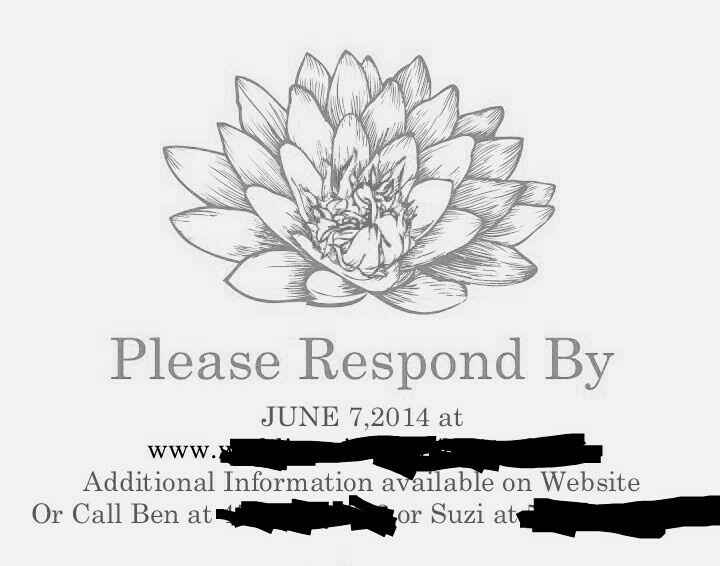 Information inserts in invitations ***UPDATE IN COMMENTS***