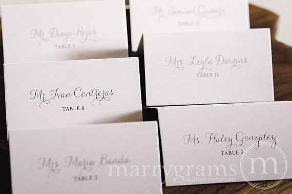 Show me your escort cards!