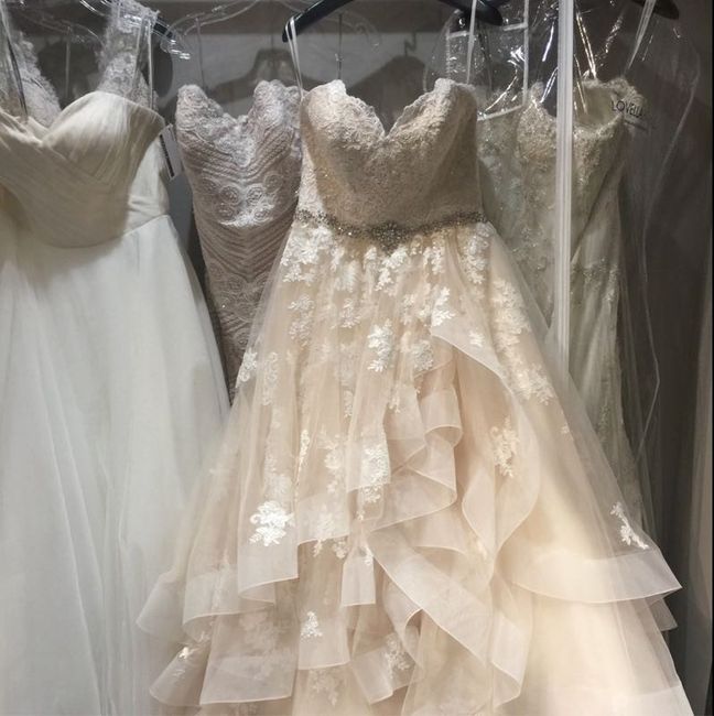 What was your least favorite wedding dress on you?