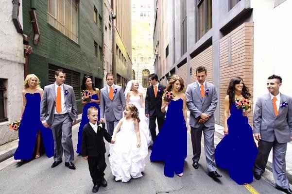 How is your groom "standing out"