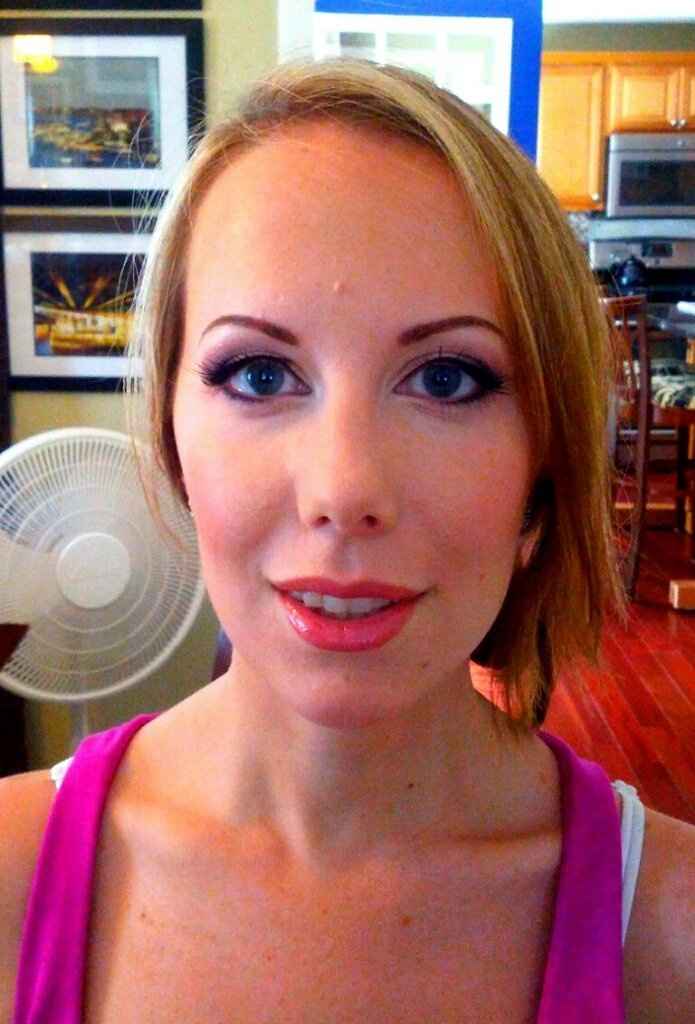 I had my makeup trial yesterday...