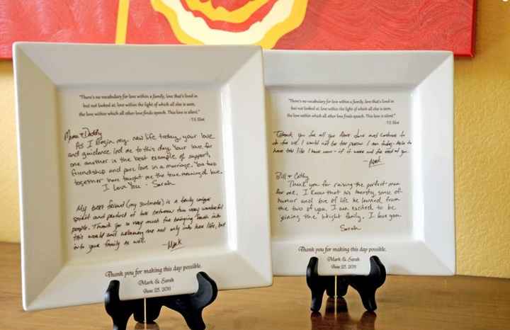Rehearsal Dinner Gifts-Parents