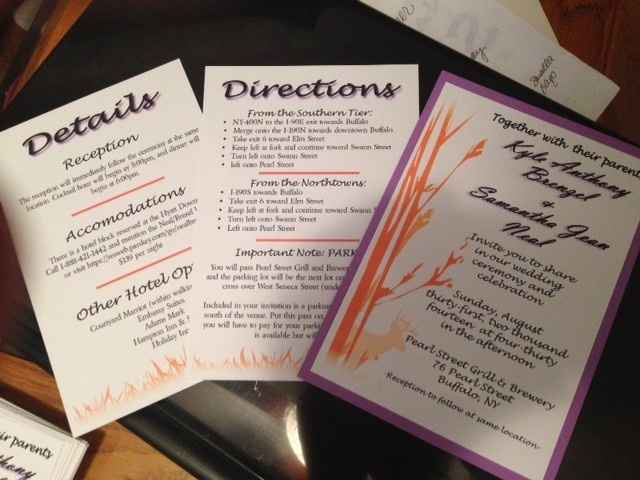 DIY Invitations started! Pics