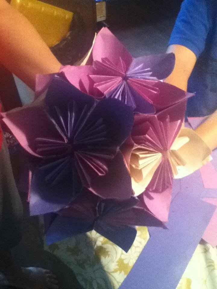 Look what I learned how to make!  ***Edited all you need is  paper and tape, do one and post a pic h