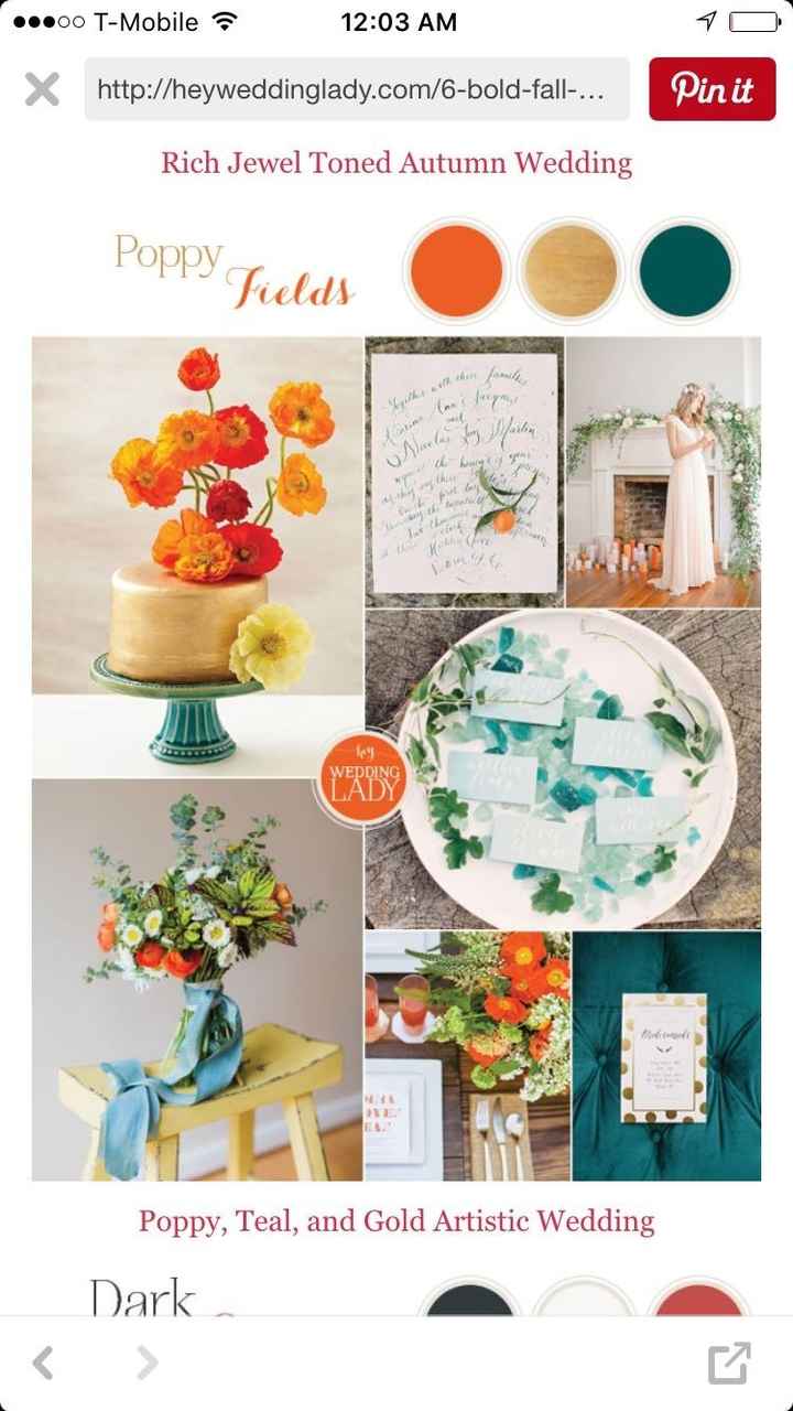 Wedding colours