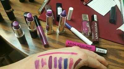 Purple (ish) Lipsticks