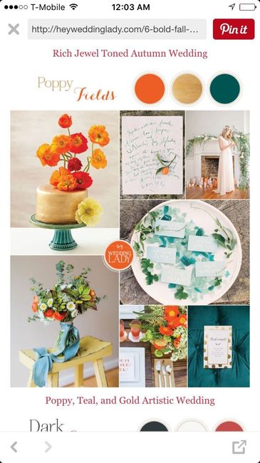 Wedding colours