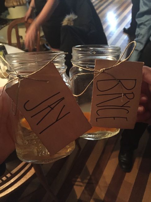 Shot Glasses with name tags